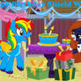 Happy Birthday Shield Wing