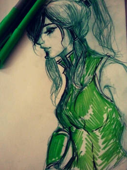 LOK: Korra in Green