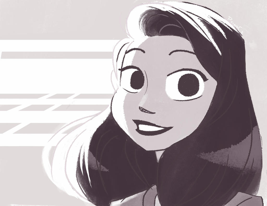 Meg - Paperman (color) by PrissCz on DeviantArt