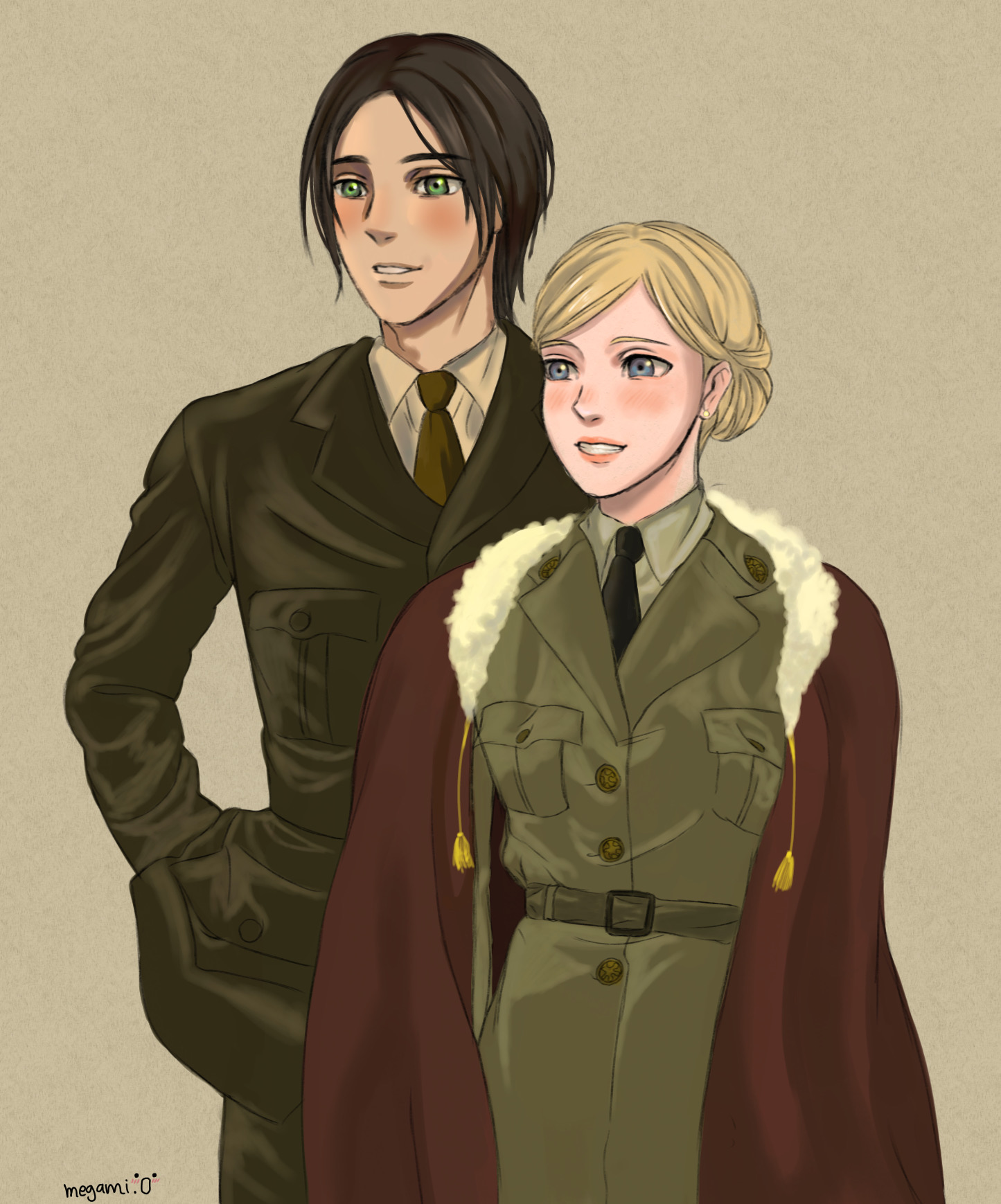 Eren X Historia By Hashiloo On Deviantart