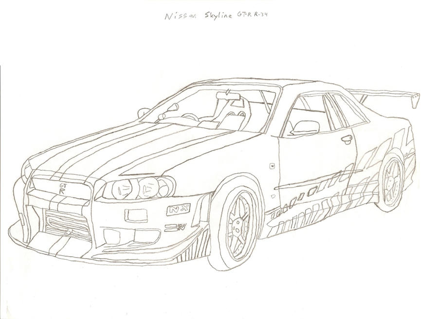 Nissan Skyline R34 GT-R by Sea-Shadow on DeviantArt