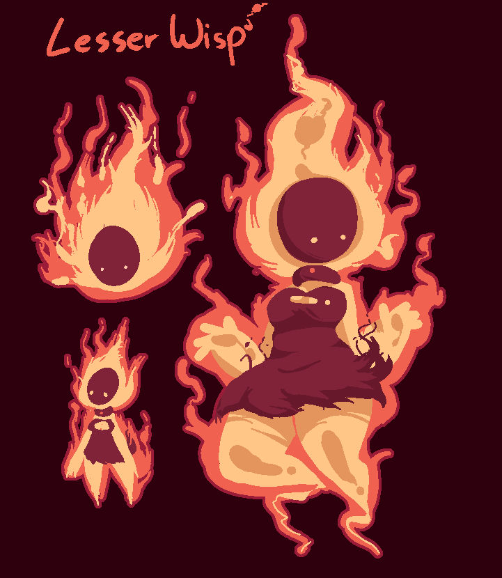 Lesser Fire Wisp Lesser Wisp by Korromon on DeviantArt
