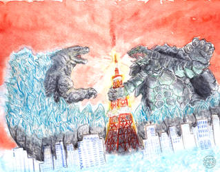 Godzilla v Gamera