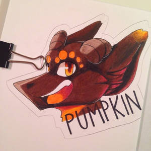 Pumpkin Badge