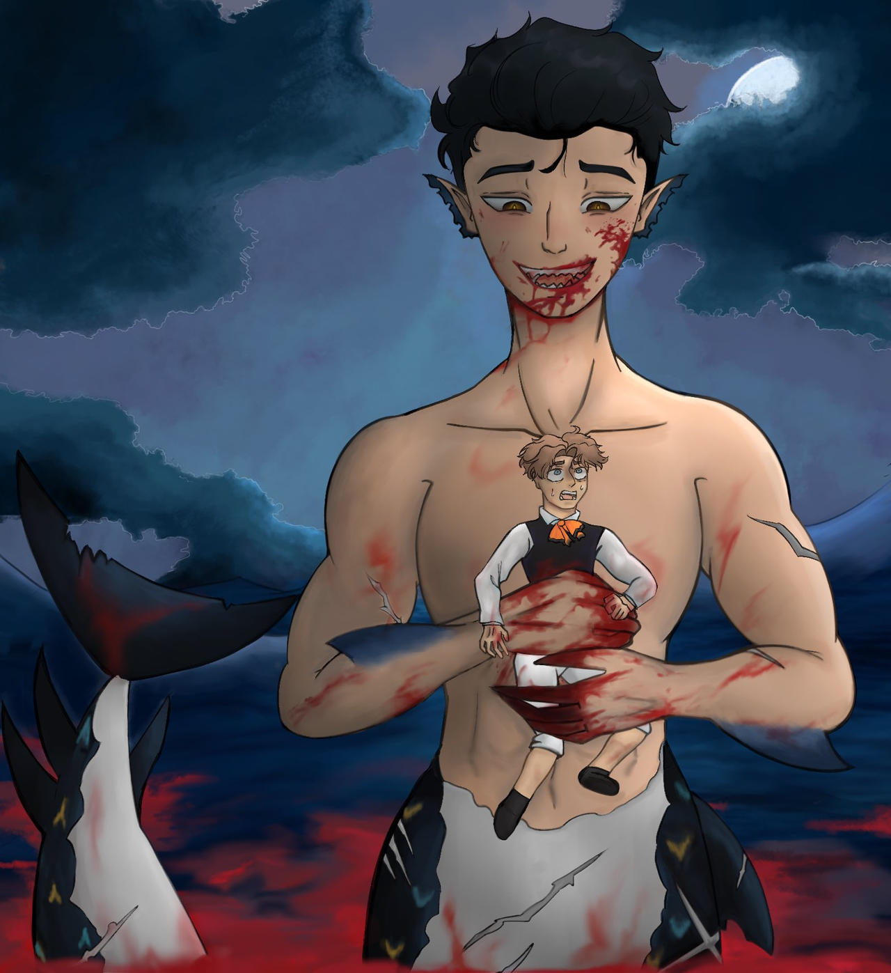 William X Maskless Mershark AU By Gracyn On DeviantArt william-x-maskless-mershark-au-by-gracyn-on-deviantart