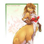 Collietaur with Mistletoe