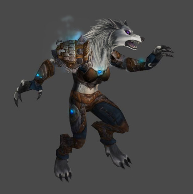 Worgen Female Model 2- Silver