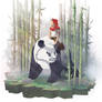 The panda rider