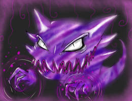 Haunter curses you!