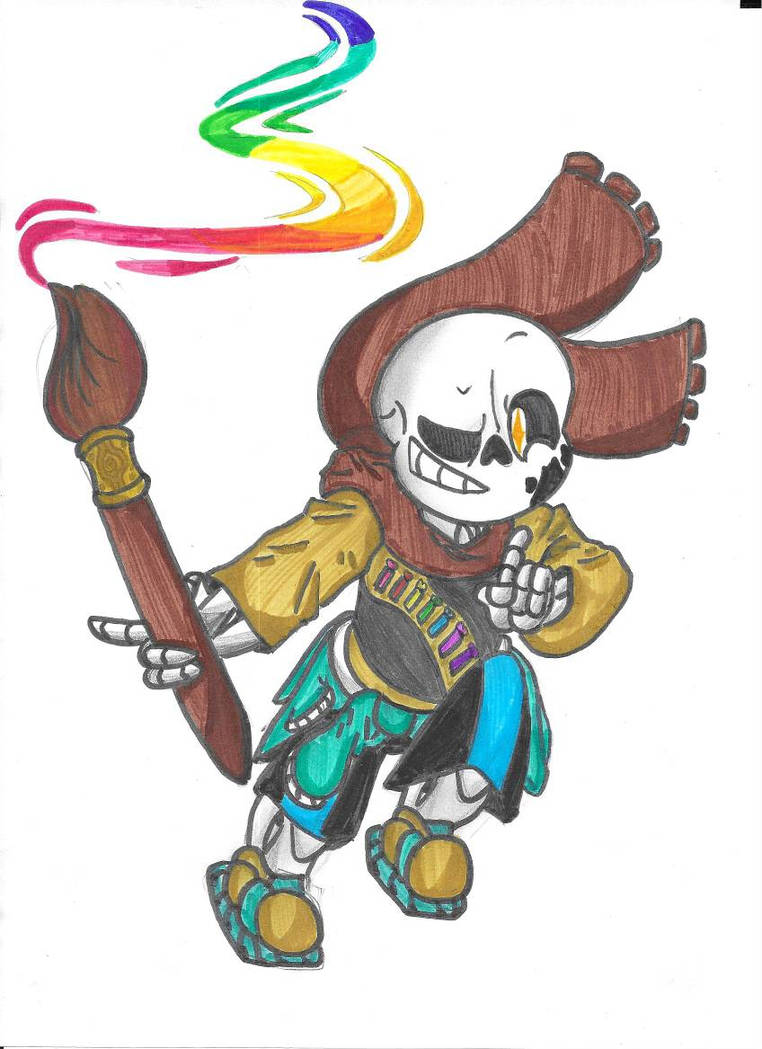 Ink Sans by Sans-Artpiece on DeviantArt
