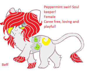 CHEAP ADOPTABLE- Soul Keeper - Peppermint swirl!