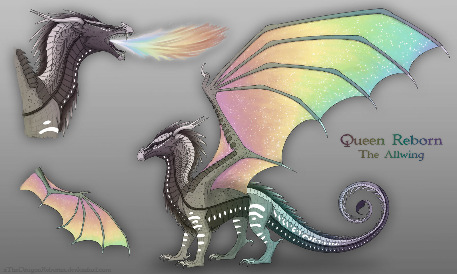 Queen Reborn The Allwing By Xthedragonrebornx On Deviantart - glory wings of fire roblox