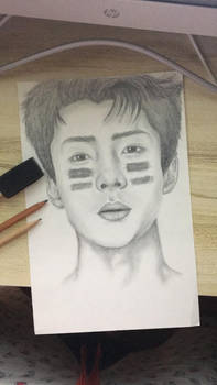 EXO Sehun Pencil Sketch