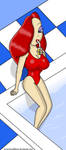 Jessica Rabbit swimsuit by broad86new