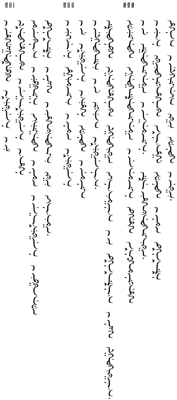 Havamal 93-95 in Sehali