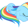 Rainbow Dash - cutest snooze ever