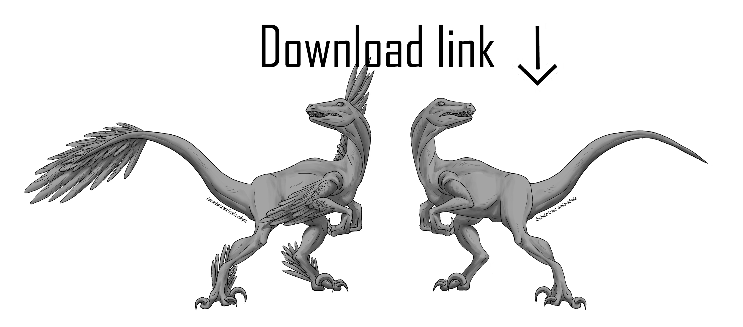 Free Raptor Base by Ayalis-Adopts on DeviantArt