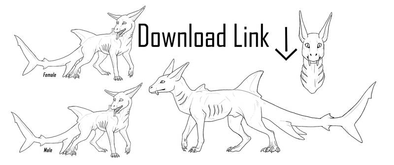 Free Vulpera Lineart (open species)