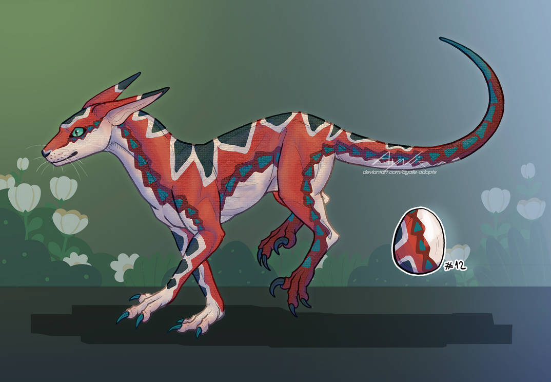 Dog Development Raptor Hatched Egg#12 : Raptor Dog by Ayalis-Adopts on DeviantArt