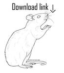 Free Rat Lineart by Ayalis-Adopts