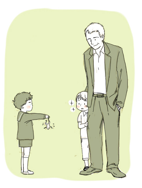 Child SherlockJohn+Lestrade