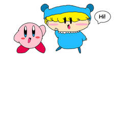 Kirby and Mirumo say hi :D