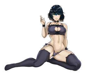 One-Punch Man : Fubuki - cat keyhole bra