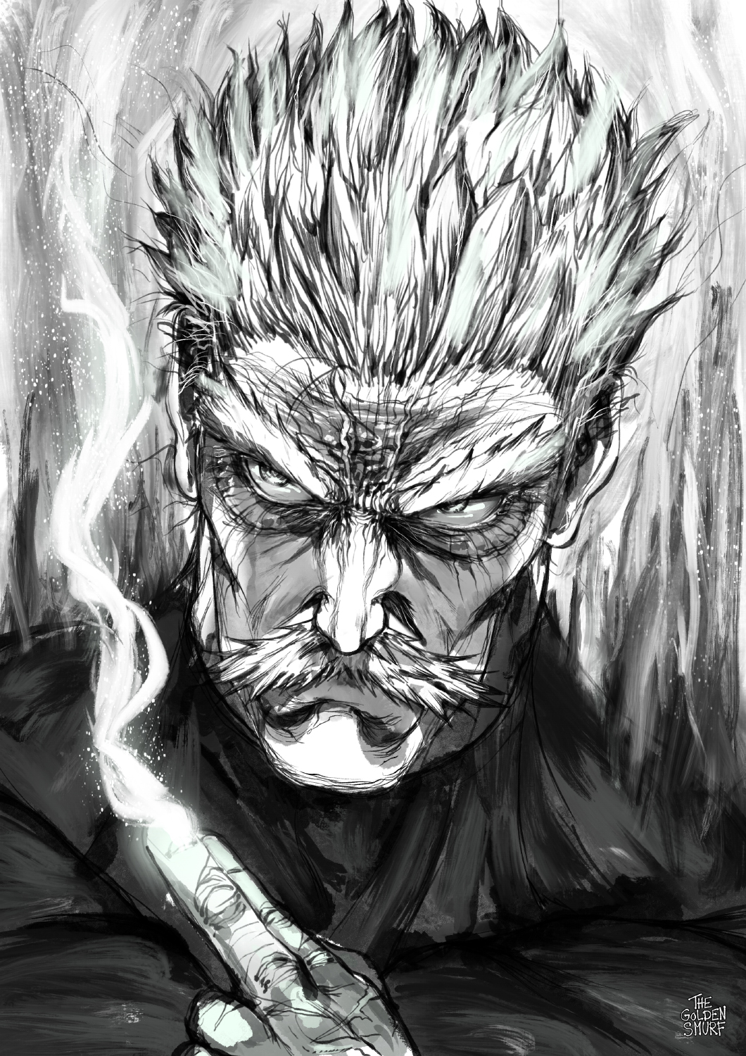 Bang (OnePunch Man) by TheGoldenSmurf on DeviantArt