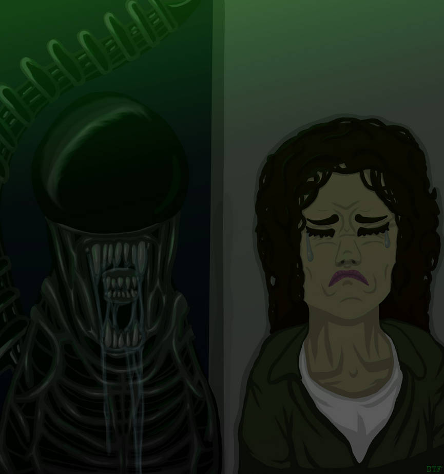 Horror series #4, Alien by DTFraire on DeviantArt