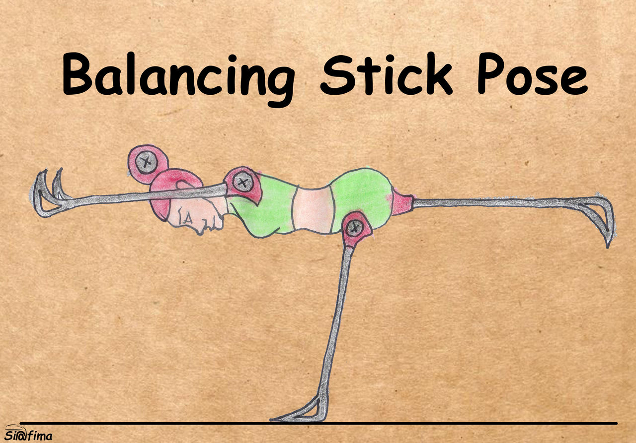 Balancing Stick Pose