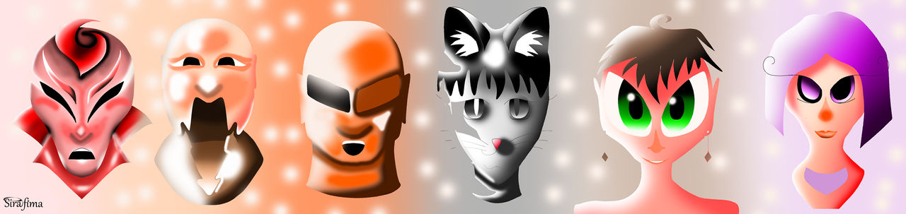Random Characters 5 by Sirafima on DeviantArt