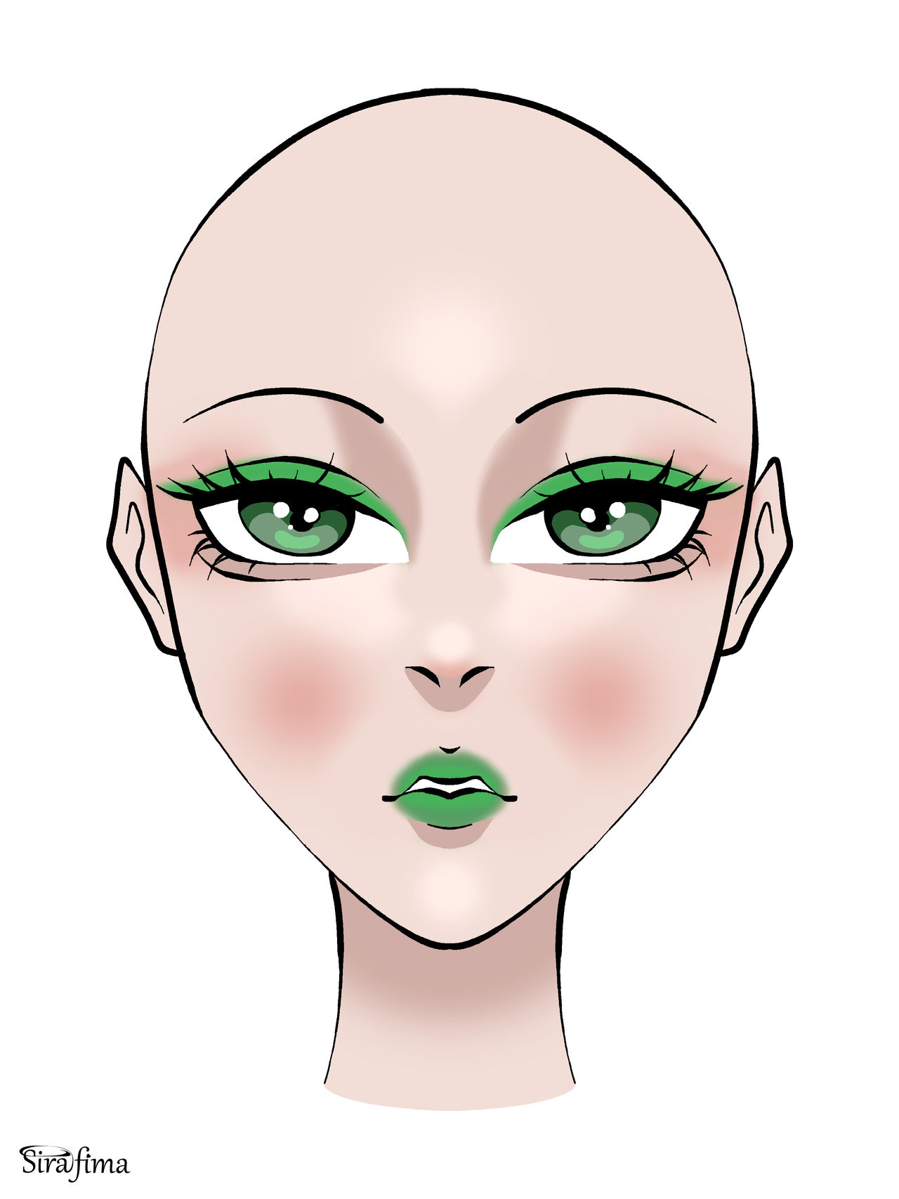 Koolen Face Tutorial Kooleen Face Tutorial by Sirafima on DeviantArt