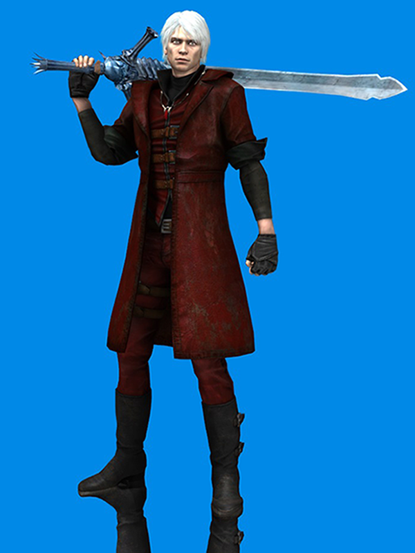 DMC3 - Dante (DMC1 Coatless) by DatKofGuy on DeviantArt