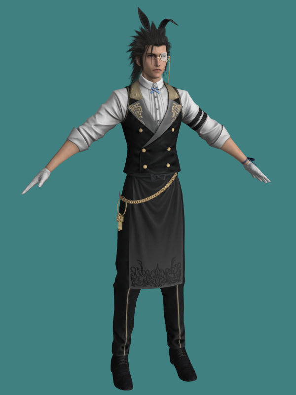Vtuber Rabbit Butler Ever Crisis - Zack (Rabbit Butler) by DatKofGuy on DeviantArt