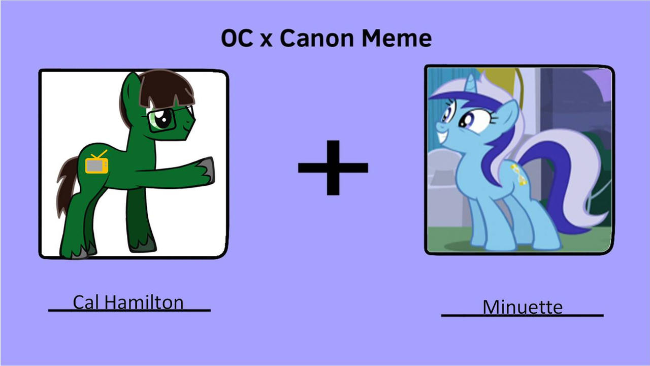 Cal Hamilton Cal Hamilton x Minuette (OC x canon meme) by Lightening-McQueen on ...