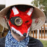 Horatio Usagi with steampunk kitsune mask