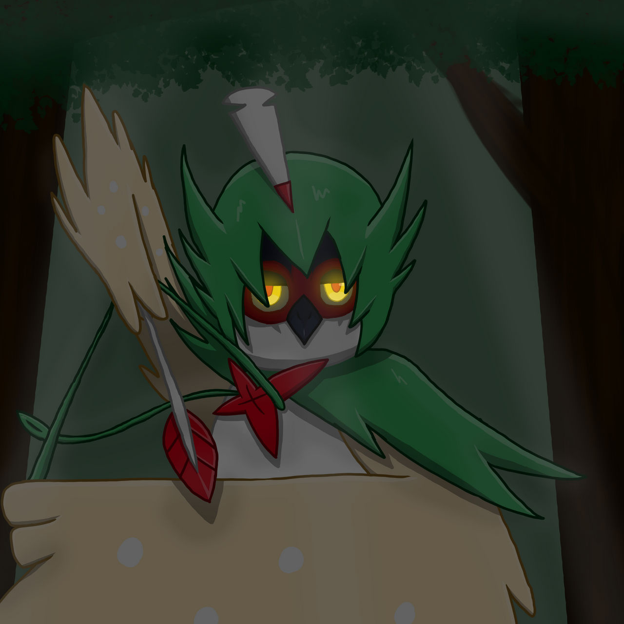 Decidueye Arrow (Night) by Sunerine on DeviantArt