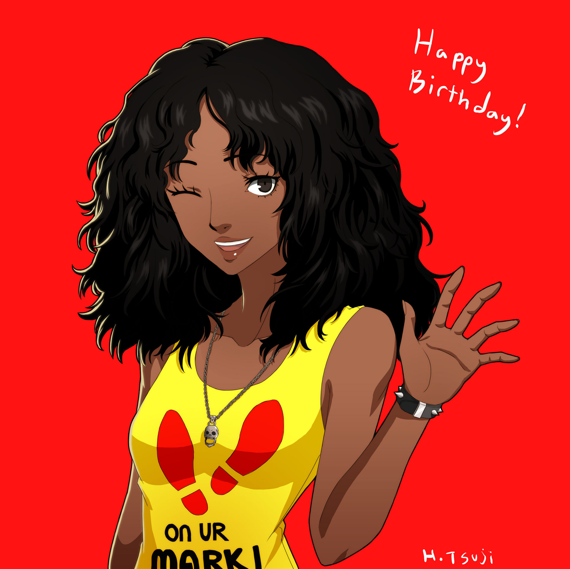 Shellanin Shellanin P5 Style portrait by HayateTsujimoto on DeviantArt