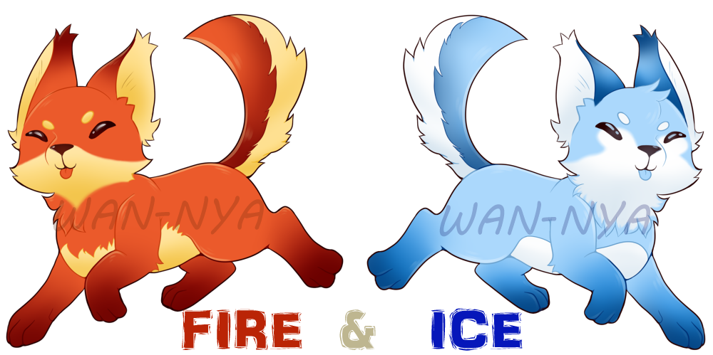 Pup Adopts: FIRE + ICE [CLOSED]