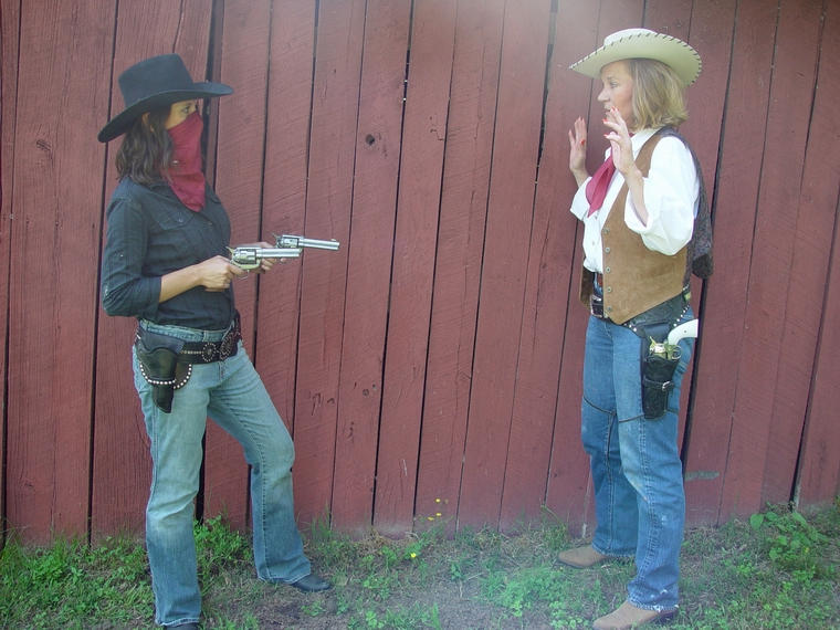 cowgirl shootout 1 by hitman444 on DeviantArt