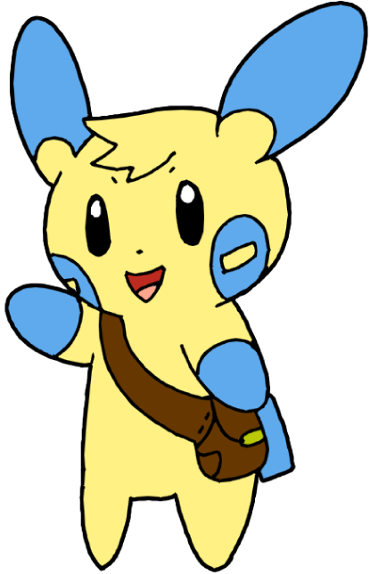 Minun by Kelly4321 on DeviantArt