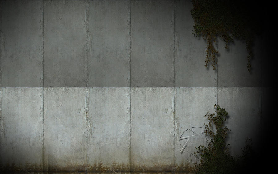 Portal 2 Concrete Wall 1