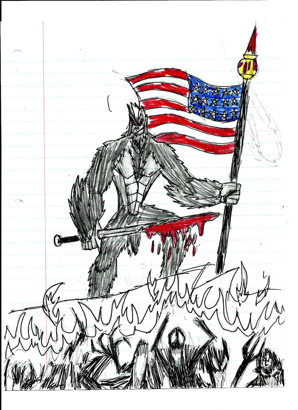 Patriotic Bigfoot