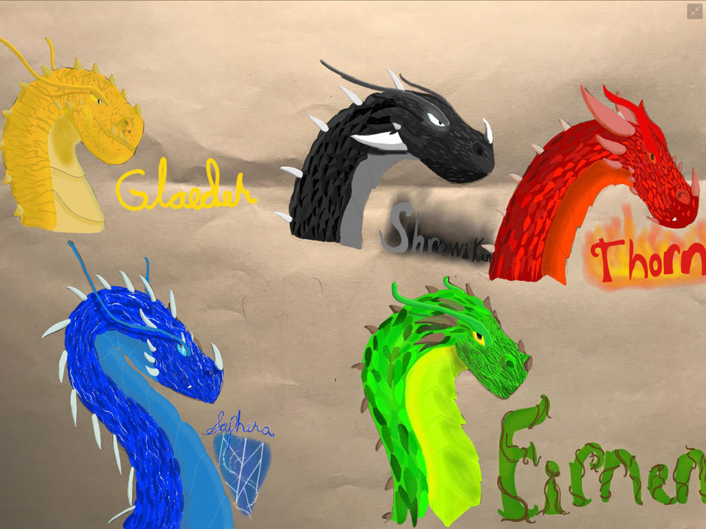 The Main Five Dragons In Eragon by DanielReh on DeviantArt