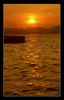 Sunset in Corfu Town