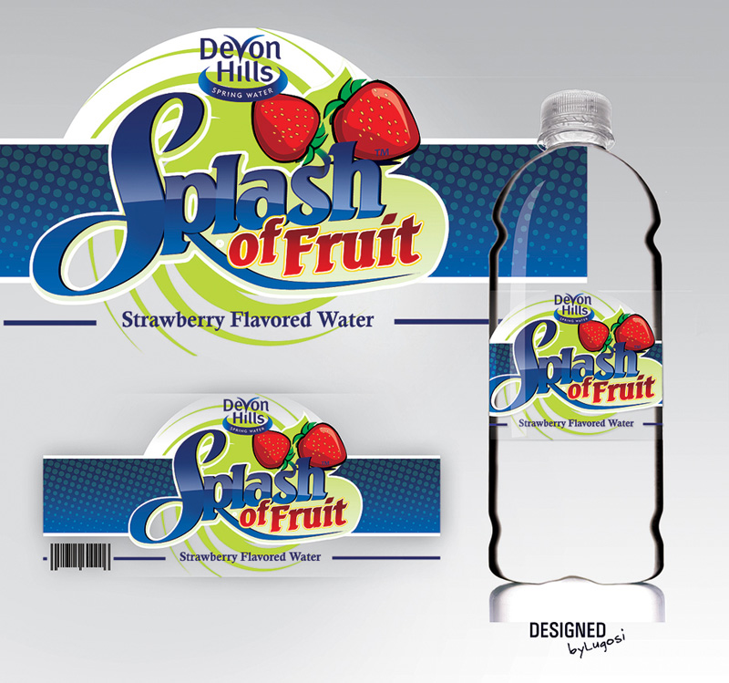 Water Bottle Label design