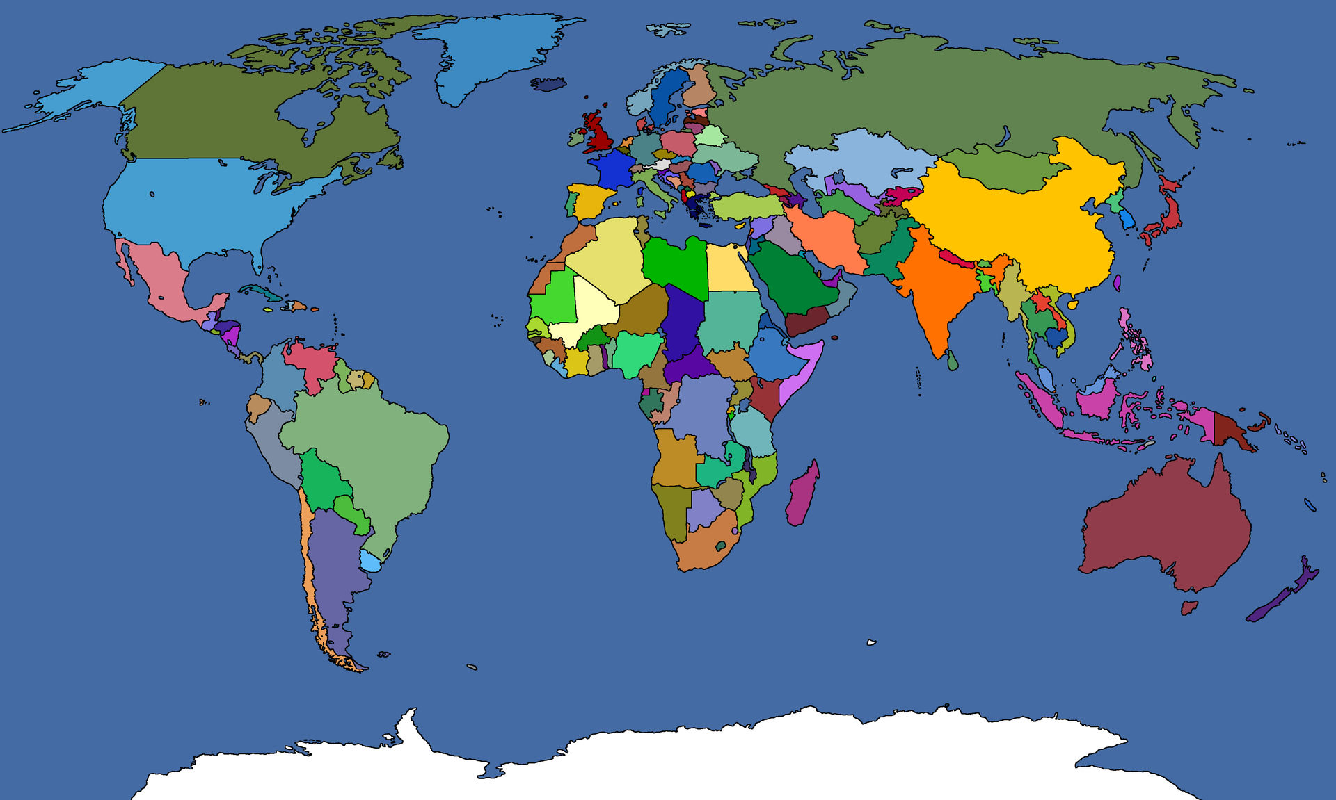 Blank Map of The World by spinnerabc on DeviantArt