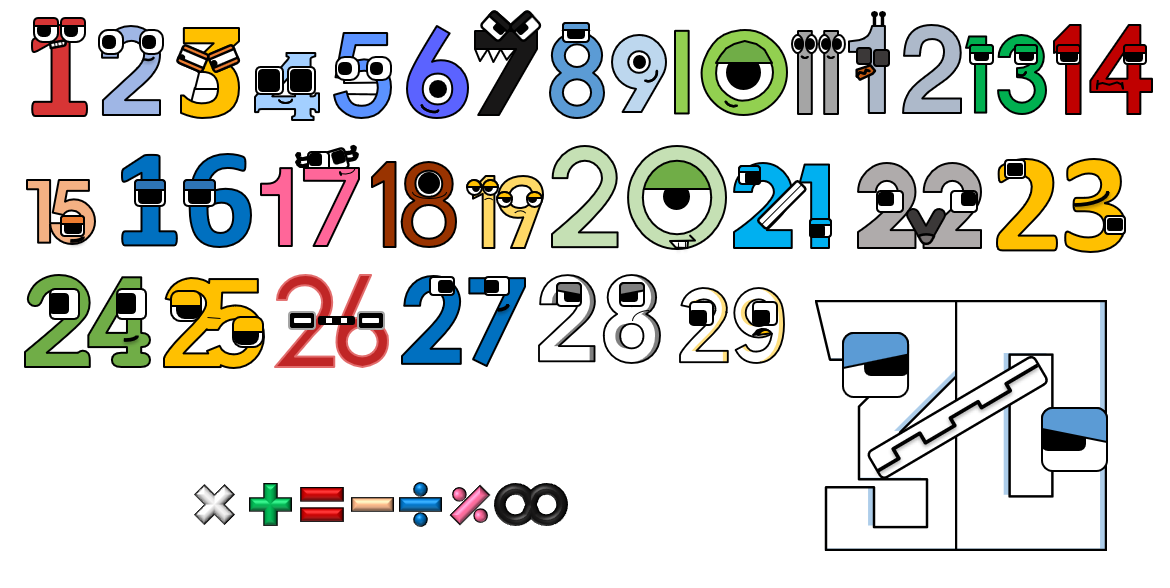 number lore but alphabet lore [²6] - [¹9]