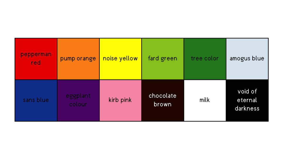 colour meme by spinnerabc on DeviantArt