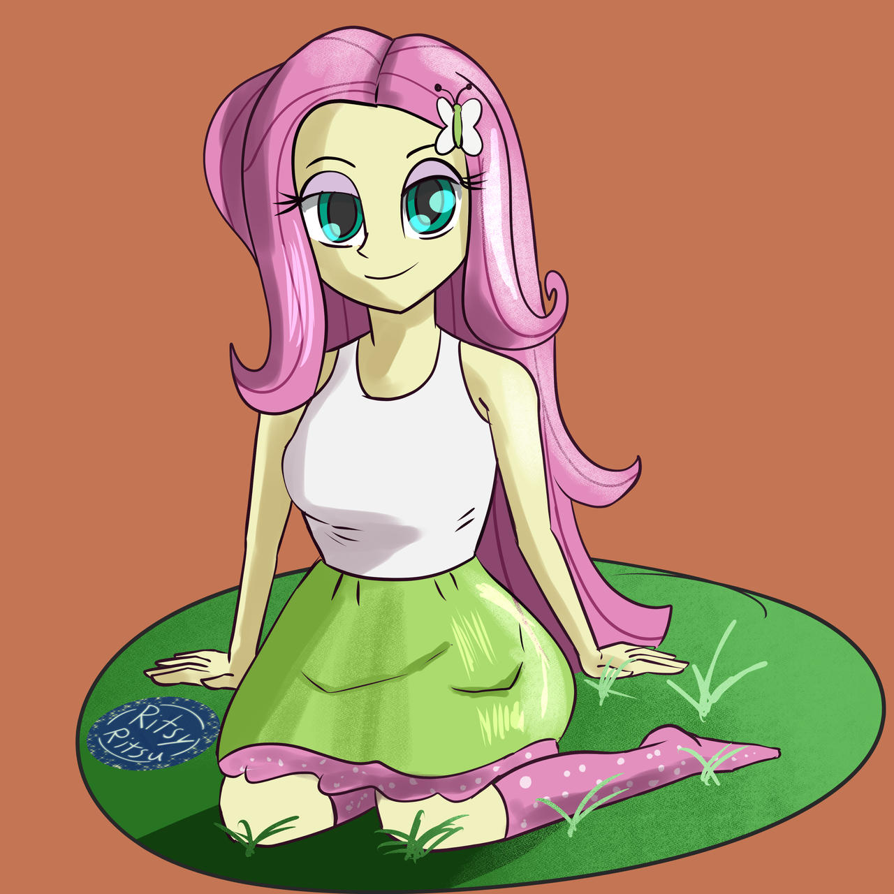 Fluttershy fanart by RitsyRitsu on DeviantArt